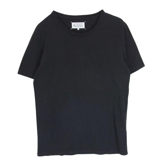 MAISON MARGIELA メゾンマルジェラ 18SS S30GC0640 10ライン 四つタグ クルーネック 半袖 Tシャツ ブラック系 52【中古】