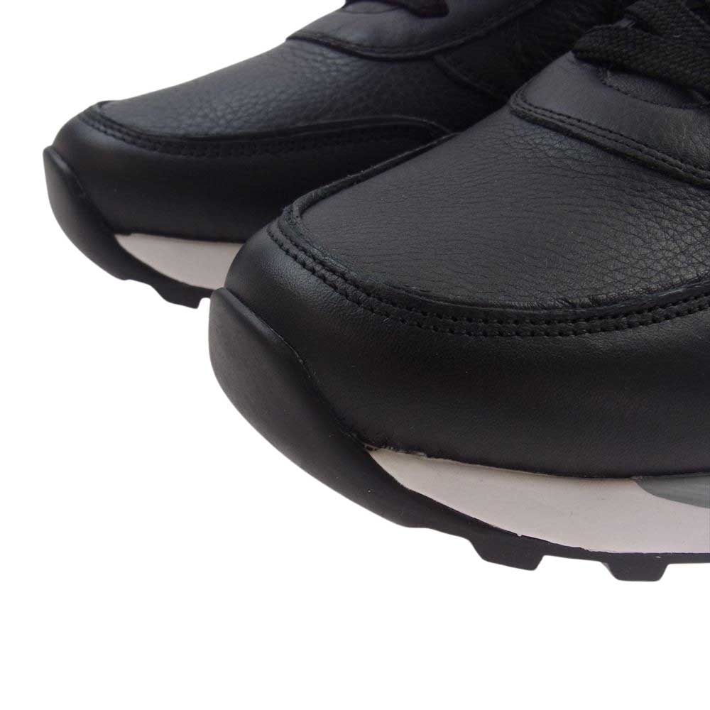 ボイルブランシェ ローカット レザー スニーカー ブラック系 43【中古】