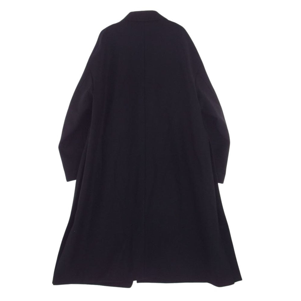 THE RERACS ザリラクス 22AW 22FW-RECT-332-J LOOSE CHESTER COAT ウール ルーズ チェスター コート ブラック系 48【中古】