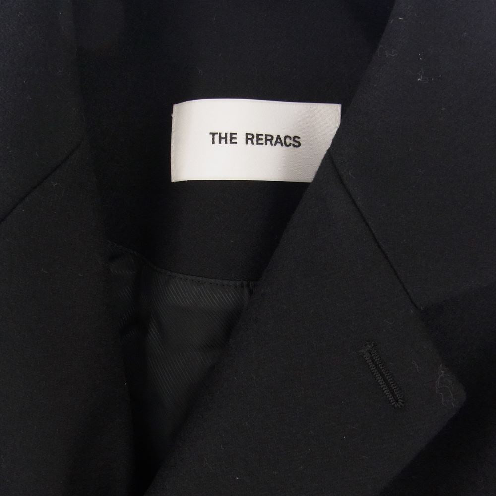 THE RERACS ザリラクス 22AW 22FW-RECT-332-J LOOSE CHESTER COAT ウール ルーズ チェスター コート ブラック系 48【中古】