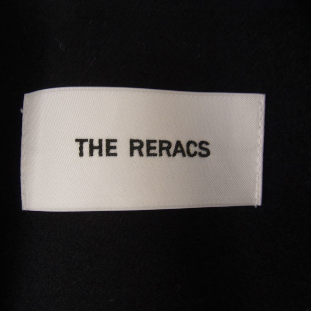 THE RERACS ザリラクス 22AW 22FW-RECT-332-J LOOSE CHESTER COAT ウール ルーズ チェスター コート ブラック系 48【中古】