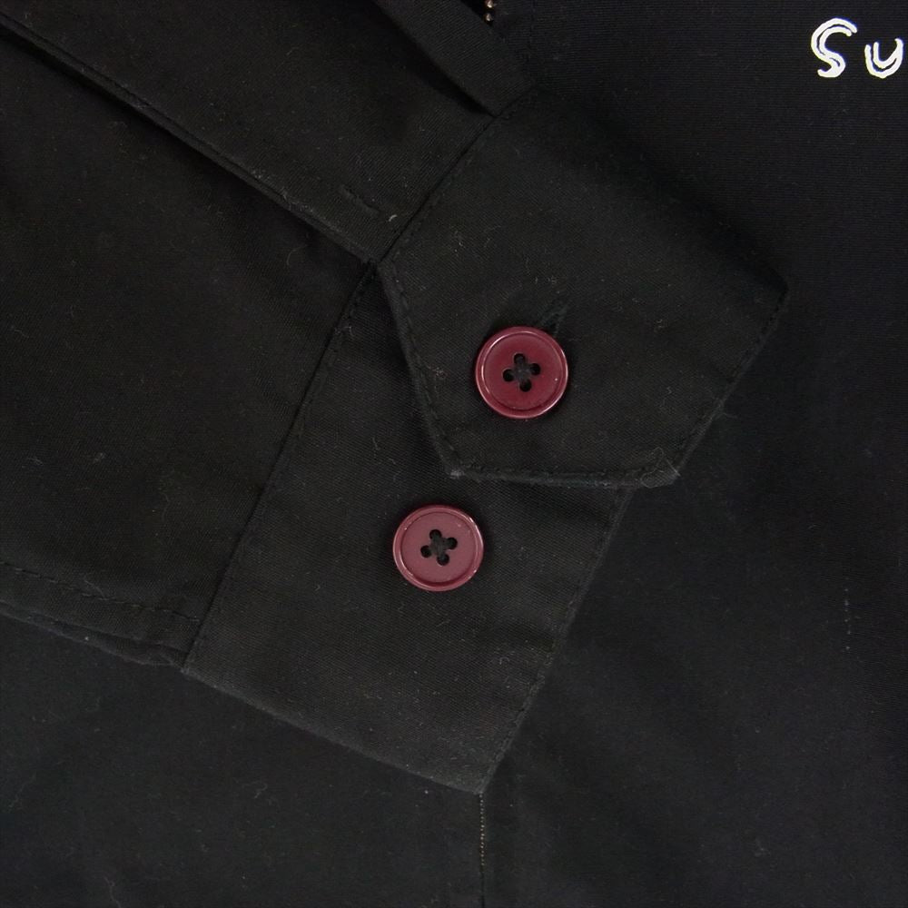 Supreme シュプリーム 15SS Daniel Johnston Harrington Jacket ダニエルジョンストン ハリントン ジップアップ ジャケット スウィングトップ ブラック系 M【中古】