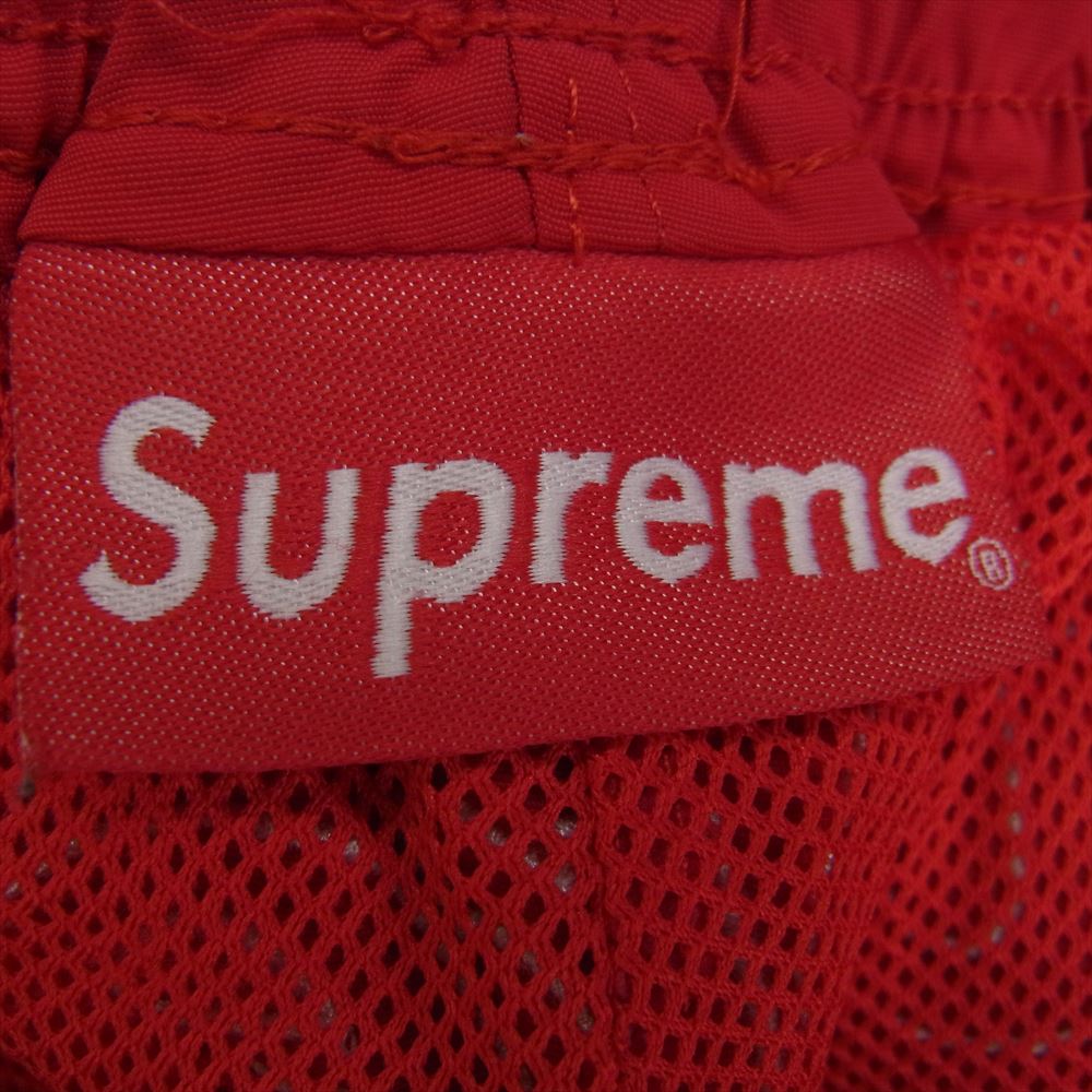 Supreme シュプリーム 17AW Piping Track Pants パイピング トラック パンツ ナイロン パンツ レッド系 S【中古】