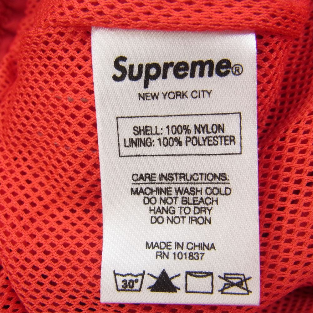 Supreme シュプリーム 17AW Piping Track Pants パイピング トラック パンツ ナイロン パンツ レッド系 S【中古】