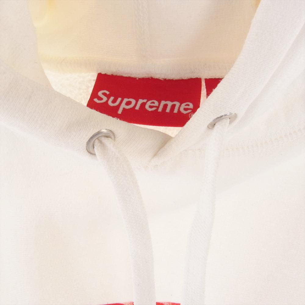 Supreme シュプリーム 20SS Motion Logo Hooded Sweatshirt モーションロゴ ロゴ フーディー プルオーバー パーカー ホワイト系 M【中古】