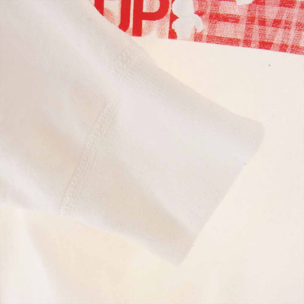 Supreme シュプリーム 20SS Motion Logo Hooded Sweatshirt モーションロゴ ロゴ フーディー プルオーバー パーカー ホワイト系 M【中古】