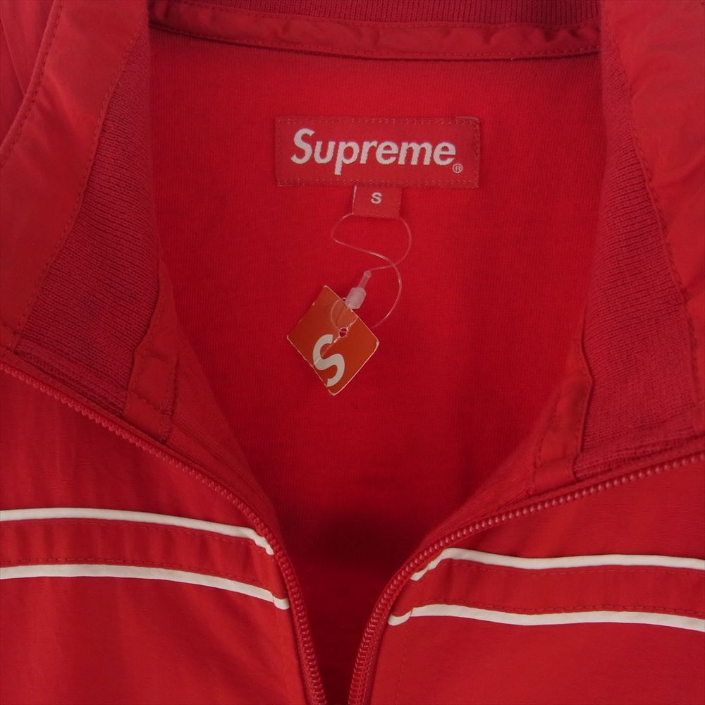 Supreme シュプリーム 17AW Piping Track Jacket パイピング トラック ジャケット ナイロン ジャケット レッド系 S【中古】