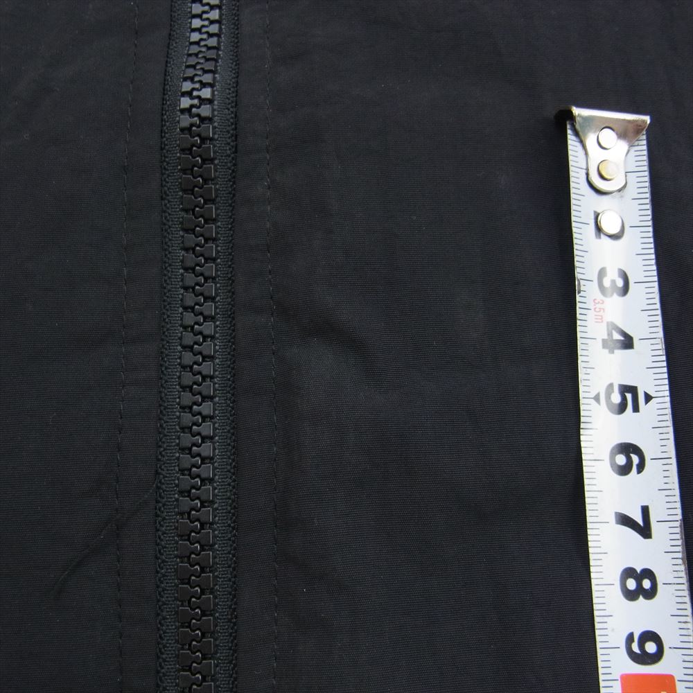 Supreme シュプリーム 18SS Sleeve Script Sideline Jacket スリーブ スクリプト サイドライン ジャケット 中綿 フーディ パーカー ブラック系 S【中古】