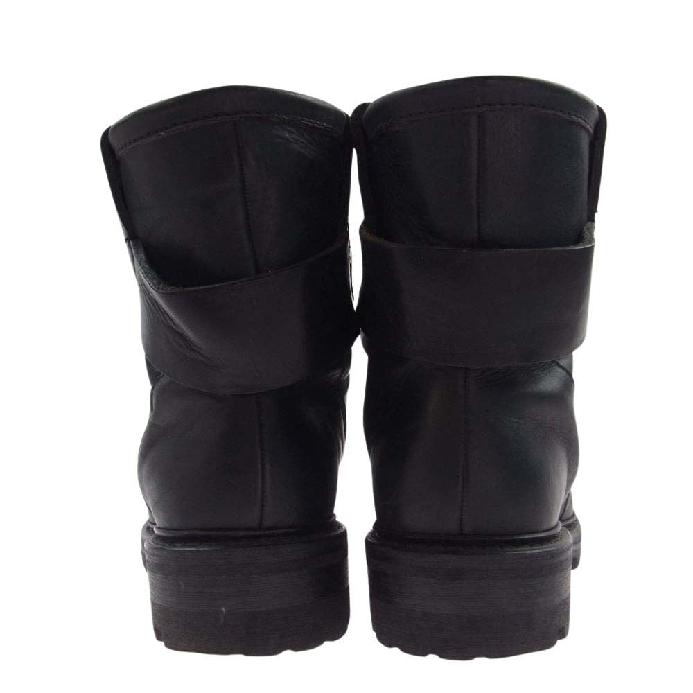 JULIUS ユリウス 487FWM1 Engineer Boots 日本製 COW SKIN Vibramソール 牛革 レザー エンジニアブーツ ブラック系 7【中古】