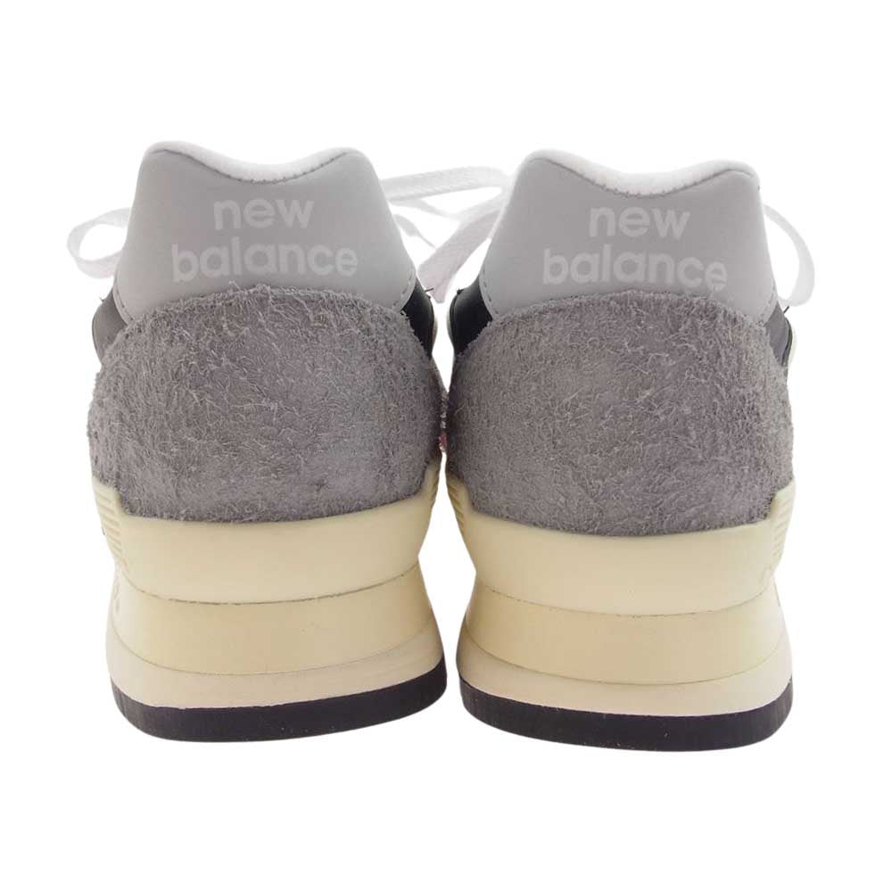 NEW BALANCE ニューバランス U996TG USA製 GRAY 996 グレイ ローカットスニーカー グレー系 26.5cm【新古品】【未使用】【中古】