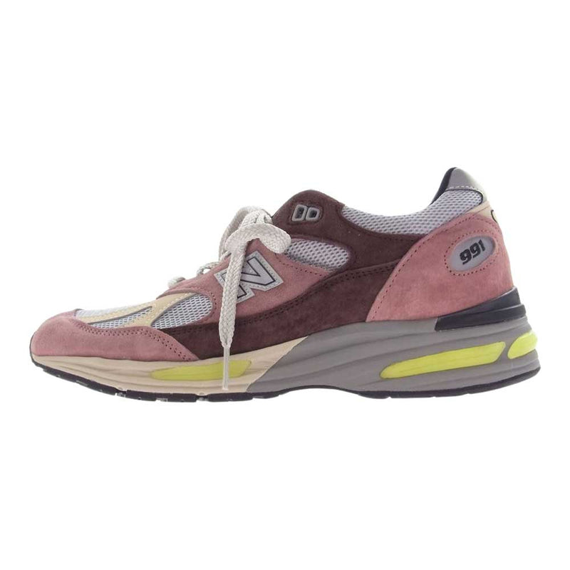 NEW BALANCE ニューバランス U991MG2 イングランド製 991V2 Rosewood ローズウッド ローカットスニーカー マルチカラー系 あずき色系 26.5cm【新古品】【未使用】【中古】