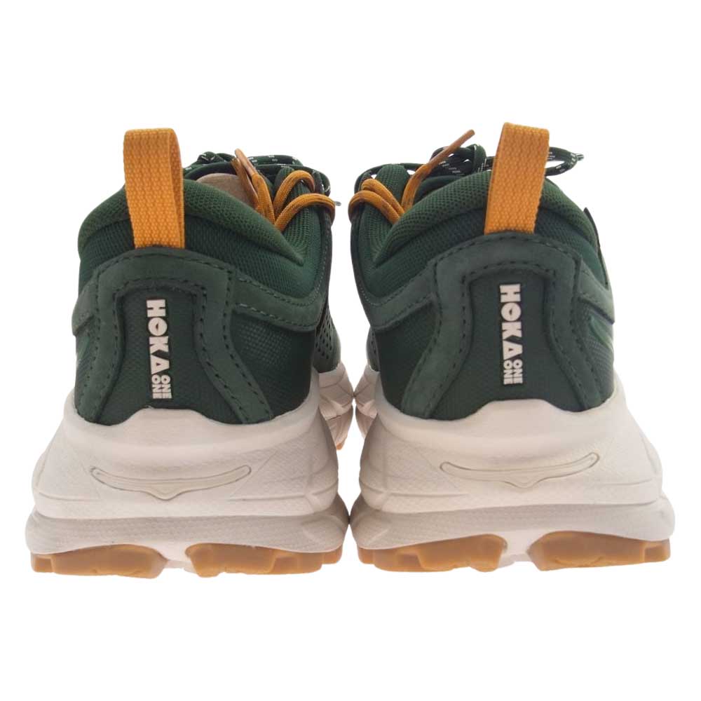 HOKA ONE ONE ホカ オネオネ 1130310 TOR ULTRA LO トーウルトラロー マウンテン ビュー GORE-TEX ゴアテックス vibramソール ビブラム ローカットスニーカー グリーン系 ホワイト系 27cm【極上美品】【中古】