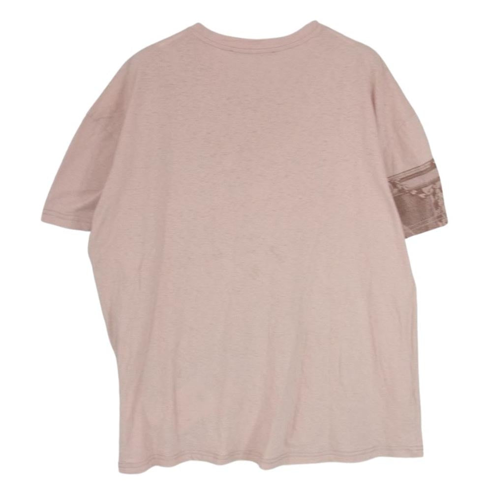 ACNE STUDIOS アクネストゥディオズ FN-WN-TSHI000121 絵画 デッサン プリント クルーネック 半袖 Tシャツ ピンク系 S【中古】