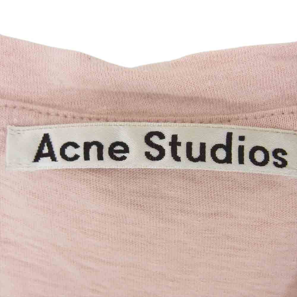 ACNE STUDIOS アクネストゥディオズ FN-WN-TSHI000121 絵画 デッサン プリント クルーネック 半袖 Tシャツ ピンク系 S【中古】