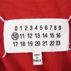 MAISON MARGIELA メゾンマルジェラ S30GC0701 10ライン 国内正規品 反転ロゴ 半袖 プリント Tシャツ レッド系 44【中古】