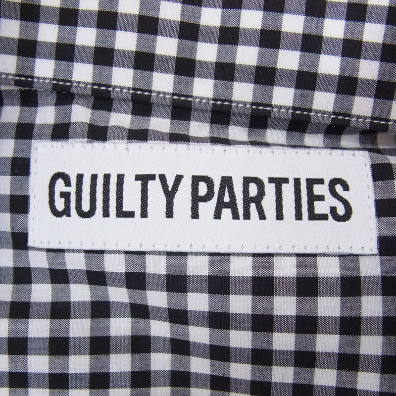 WACKO MARIA ワコマリア 20FWE-WMS-IP01 B.D SHIRT ボタンダウンシャツ GUILTY PARTIES ギルティー パーティー ギンガムチェック ブラック系 L【新古品】【未使用】【中古】