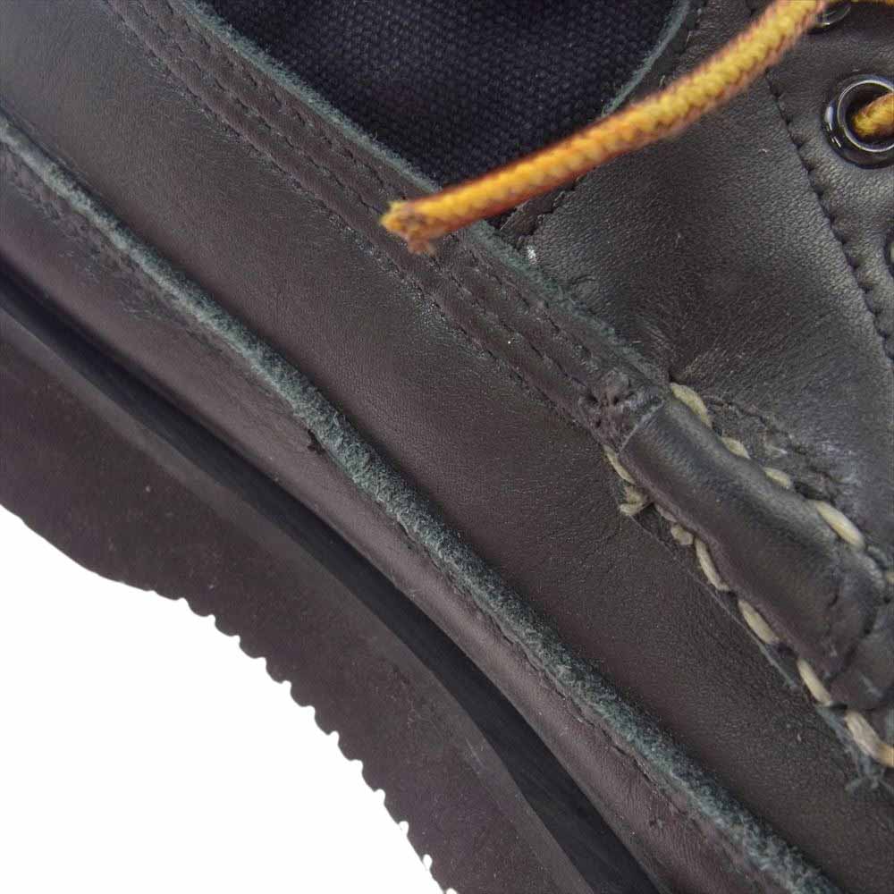 DELUXE デラックス 3126 ×RUSSELL MOCCASIN ラッセルモカシン サファリブーツ vibram ヴィブラムソール ブラック系 9【中古】
