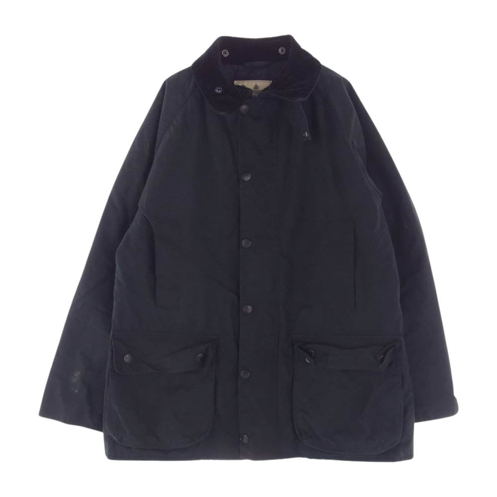 Barbour バブアー MWX0722NY92 国内正規品 GAMEFAIR WAX JACKET 3ワラント ゲームフェアー ワックスコットン オイルドジャケット ネイビー系 L【中古】