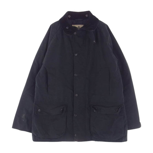 Barbour バブアー MWX0722NY92 国内正規品 GAMEFAIR WAX JACKET 3ワラント ゲームフェアー ワックスコットン オイルドジャケット ネイビー系 L【中古】