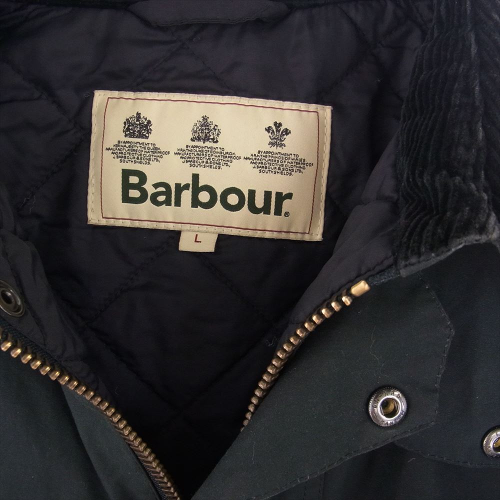 Barbour バブアー MWX0722NY92 国内正規品 GAMEFAIR WAX JACKET 3ワラント ゲームフェアー ワックスコットン オイルドジャケット ネイビー系 L【中古】