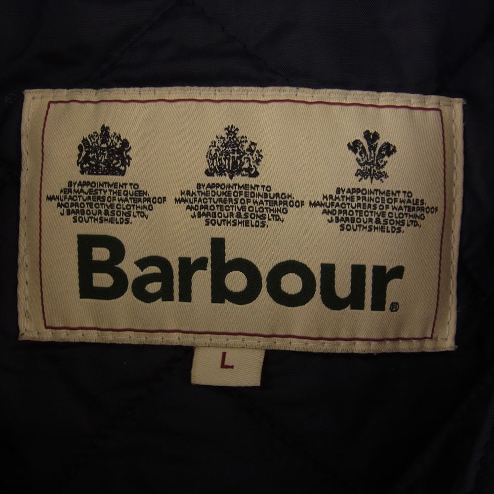 Barbour バブアー MWX0722NY92 国内正規品 GAMEFAIR WAX JACKET 3ワラント ゲームフェアー ワックスコットン オイルドジャケット ネイビー系 L【中古】