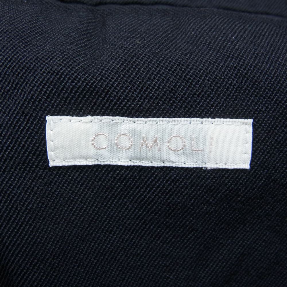 COMOLI コモリ 18AW N03-01001 ウール ギャバ ジャケット テーラードジャケット ブラック系 1【中古】