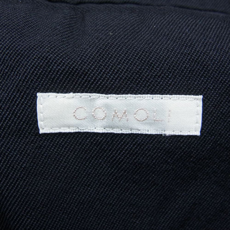 COMOLI コモリ 18AW N03-01001 ウール ギャバ ジャケット テーラードジャケット ブラック系 1【中古】