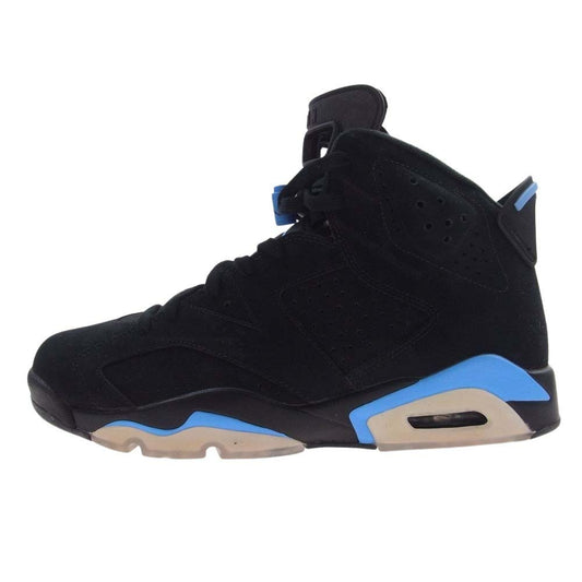 NIKE AIR JORDAN ナイキ ジョーダン 384664-006 AJ6 RETRO UNC レトロ スニーカー ブラック系 ライトブルー系 28cm【中古】