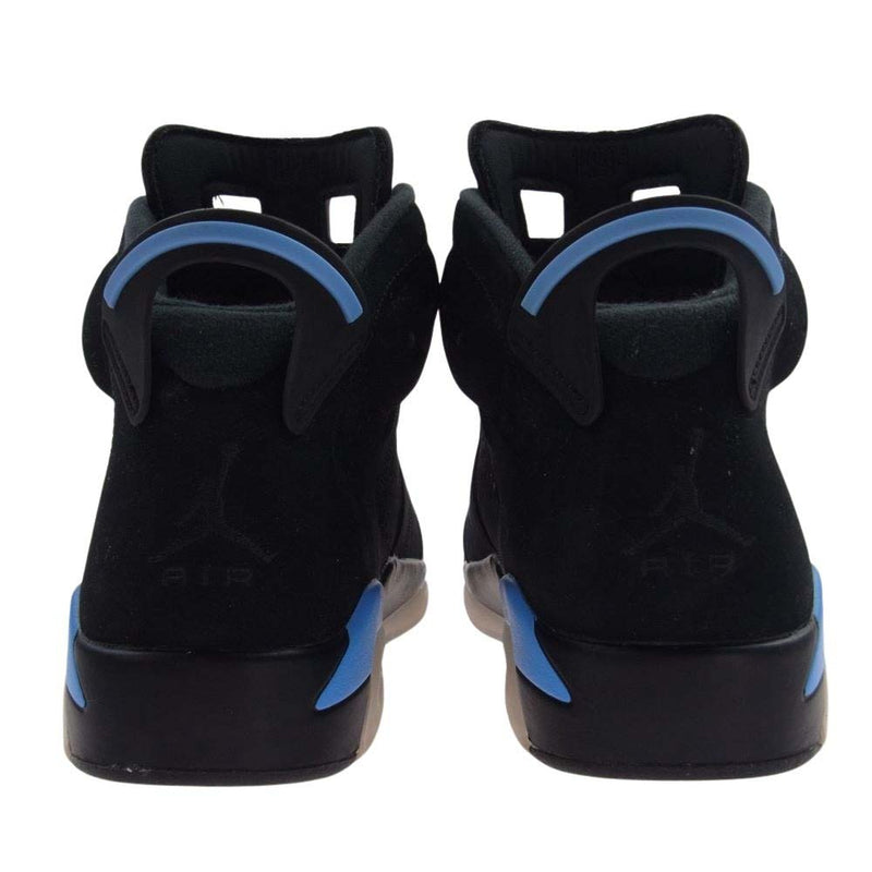 NIKE AIR JORDAN ナイキ ジョーダン 384664-006 AJ6 RETRO UNC レトロ スニーカー ブラック系 ライトブルー系 28cm【中古】