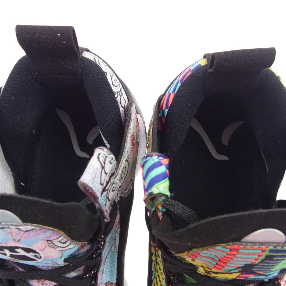 NIKE AIR JORDAN ナイキ ジョーダン DA1900-900 AJ34 PE Rui Hachimura Japan PE 八村塁 ジャパン 和柄 スニーカー ホワイト系 マルチカラー系 28cm【美品】【中古】