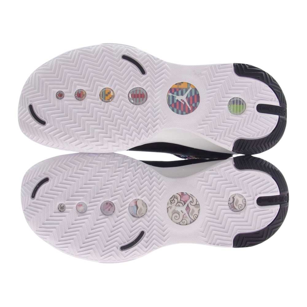 NIKE AIR JORDAN ナイキ ジョーダン DA1900-900 AJ34 PE Rui Hachimura Japan PE 八村塁 ジャパン 和柄 スニーカー ホワイト系 マルチカラー系 28cm【美品】【中古】