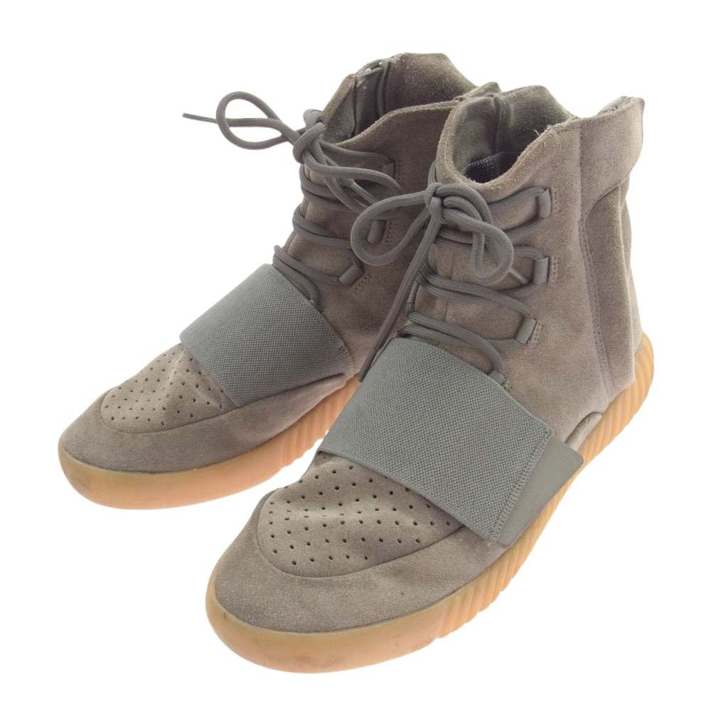 YEEZY BOOST イージーブースト BB1840 750 Light Grey Glow In The Dark ライト グレー グロー イン ザ ダーク ハイカット サイドジップ スニーカー グレー系 29cm【中古】