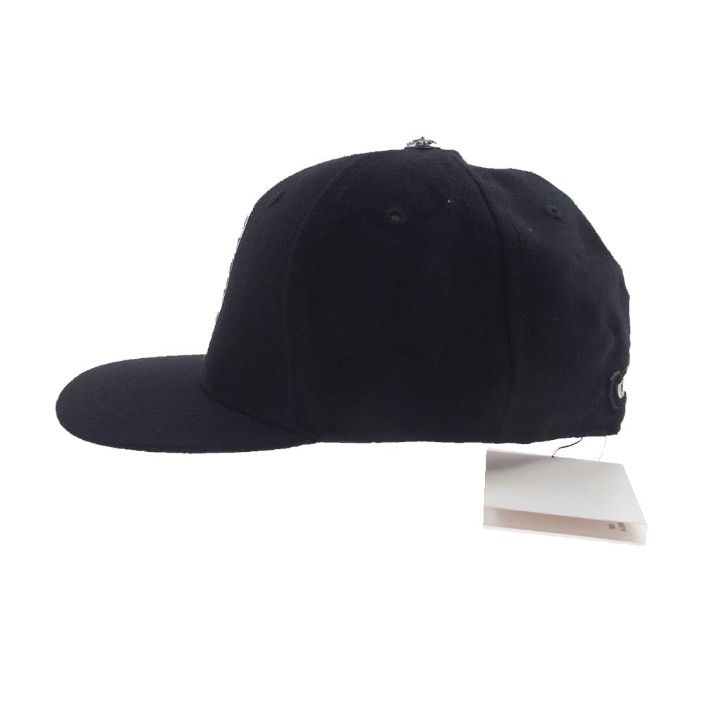 CHROME HEARTS クロムハーツ（原本無） Horseshoe Baseball Cap ホースシュー ベースボール キャップ 帽子 ブラック系 58.7cm【極上美品】【中古】