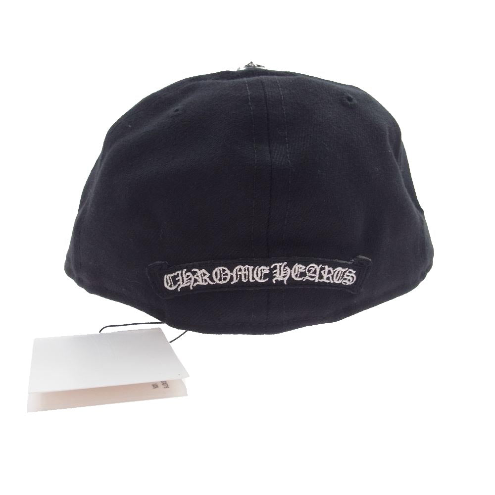 CHROME HEARTS クロムハーツ（原本無） Horseshoe Baseball Cap ホースシュー ベースボール キャップ 帽子 ブラック系 58.7cm【極上美品】【中古】