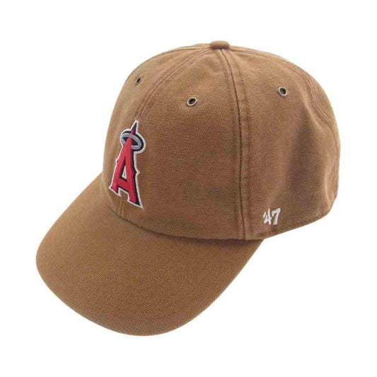 Carhartt カーハート × NEW ERA ニューエラ LOS ANGELES エンゼルス キャップ ブラウン系【中古】
