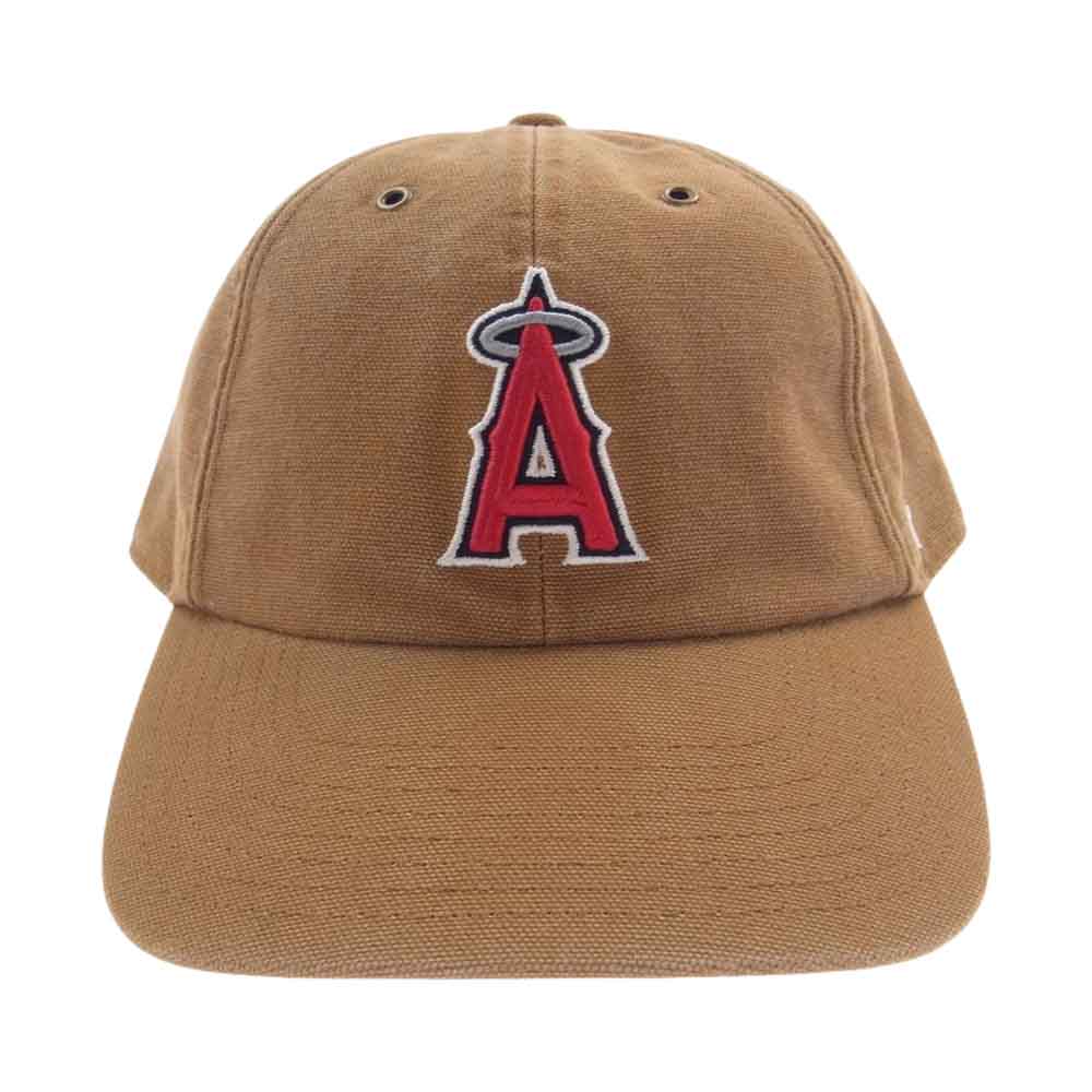 Carhartt カーハート × NEW ERA ニューエラ LOS ANGELES エンゼルス キャップ ブラウン系【中古】