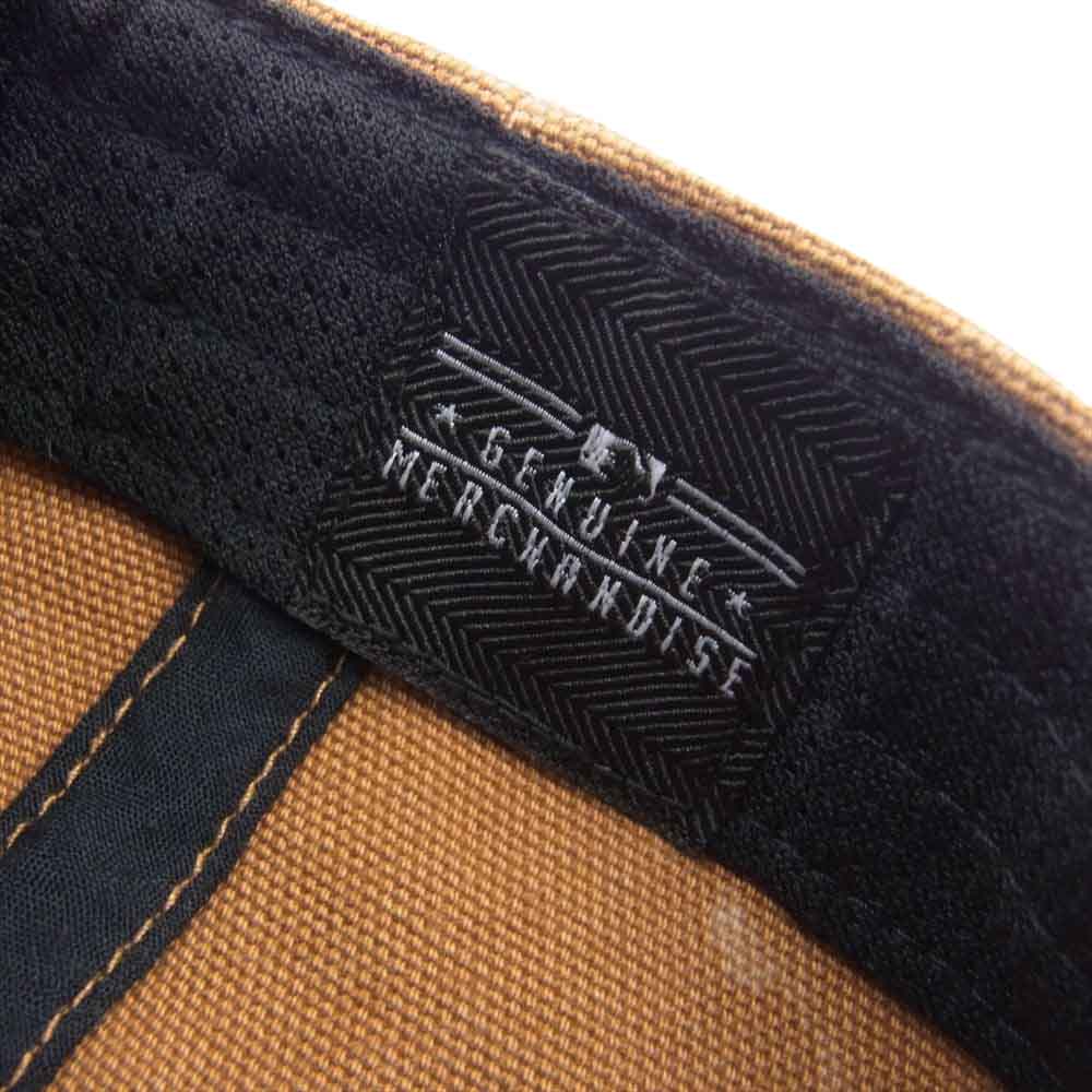 Carhartt カーハート × NEW ERA ニューエラ LOS ANGELES エンゼルス キャップ ブラウン系【中古】