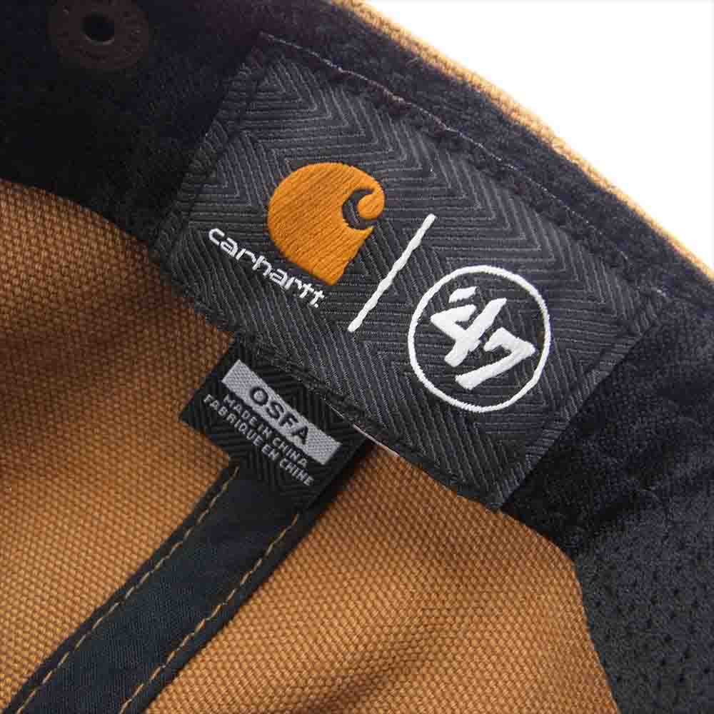 Carhartt カーハート × NEW ERA ニューエラ LOS ANGELES エンゼルス キャップ ブラウン系【中古】