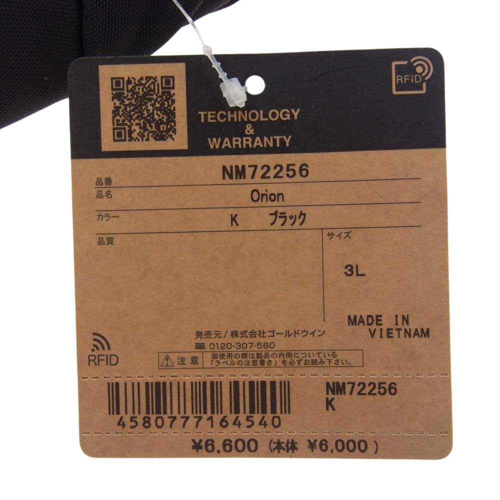 THE NORTH FACE ノースフェイス NM72256 ORION オリオン ボディ ショルダー バッグ ブラック系 3L【極上美品】【中古】