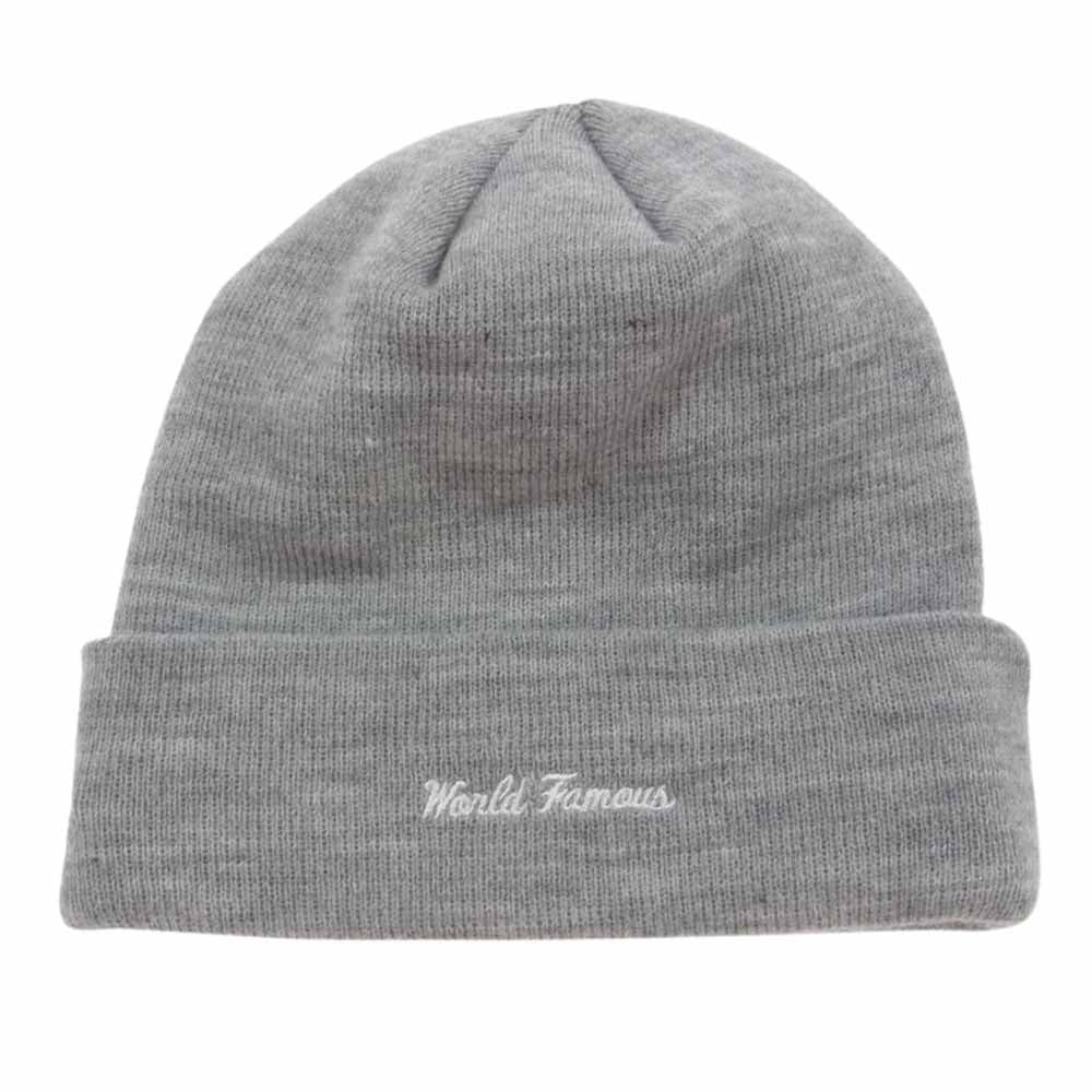 Supreme シュプリーム 22AW New Era Box Logo Beanie ニューエラ ボックスロゴ ビーニー ニット キャップ グレー系【中古】