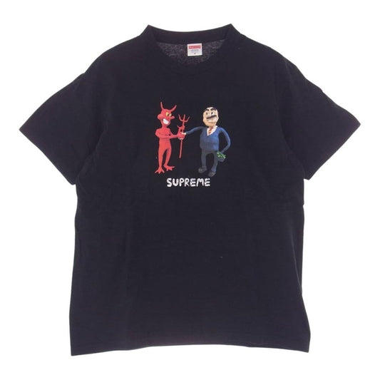 Supreme シュプリーム 23SS Business Tee ビジネス ロゴ Tシャツ ブラック系 M【中古】