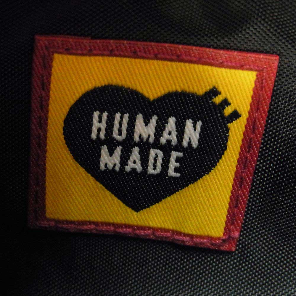 HUMAN MADE ヒューマンメイド Military Pouch ミリタリー ポーチ ショルダー バッグ ブラック系【美品】【中古】