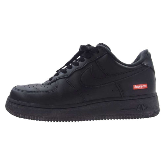 Supreme シュプリーム CU9225-001 × Nike Air Force 1 Low ナイキ エアフォース1 ロー スニーカー ブラック系 25.5cm【中古】