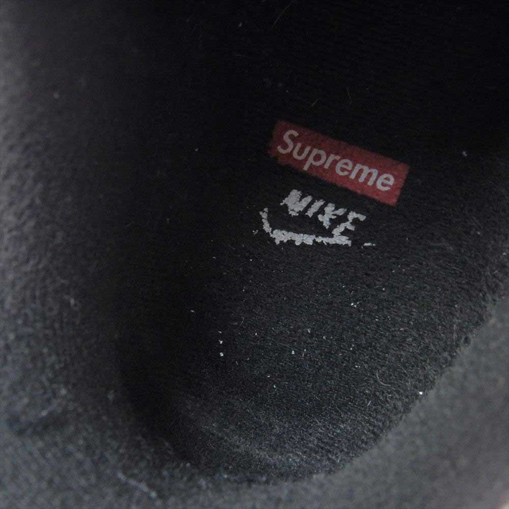 Supreme シュプリーム CU9225-001 × Nike Air Force 1 Low ナイキ エアフォース1 ロー スニーカー ブラック系 25.5cm【中古】