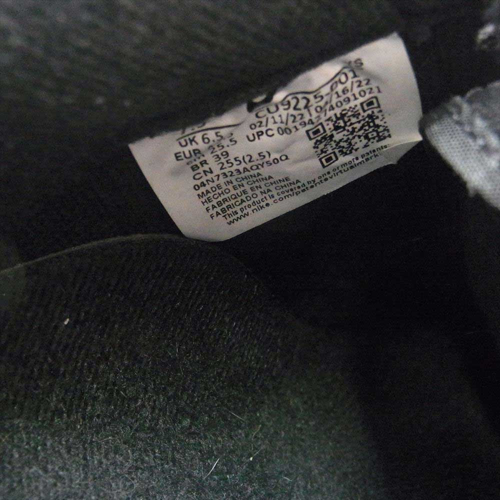 Supreme シュプリーム CU9225-001 × Nike Air Force 1 Low ナイキ エアフォース1 ロー スニーカー ブラック系 25.5cm【中古】