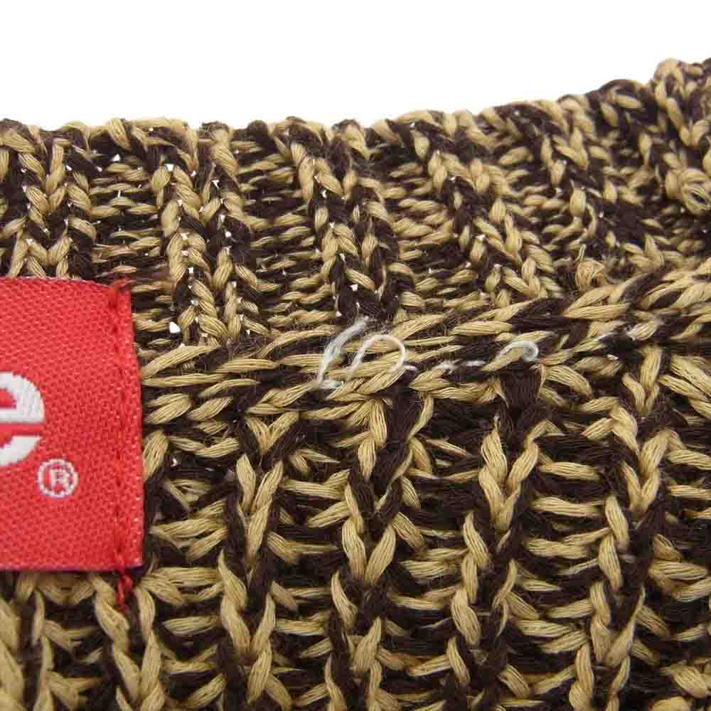 Supreme シュプリーム 21AW Melange Rib Knit Sweater メランジ リブニットクルーネックスモールボックスロゴ ニット ブラウン系 M【中古】
