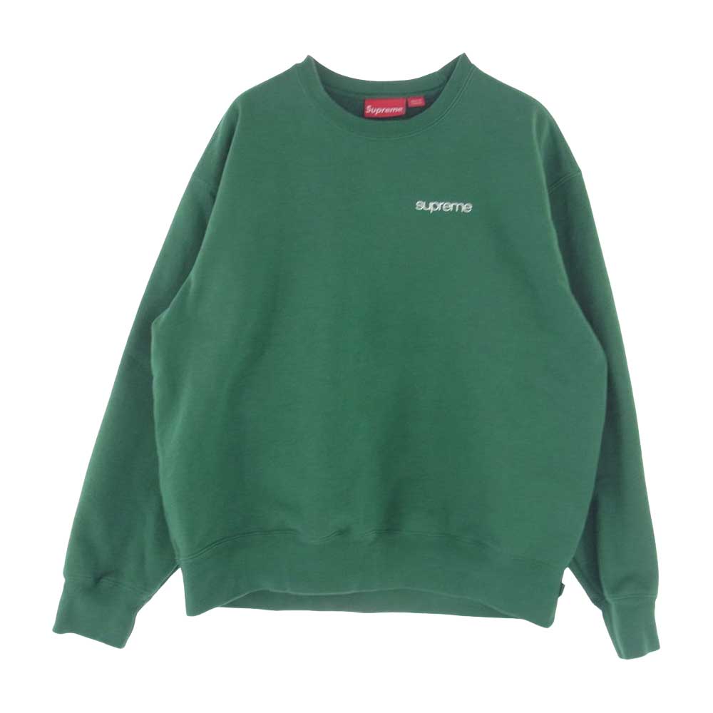 Supreme シュプリーム 23AW Nyc Crewneck ニューヨーク クルーネック スウェット トレーナー グリーン系 M【中古】