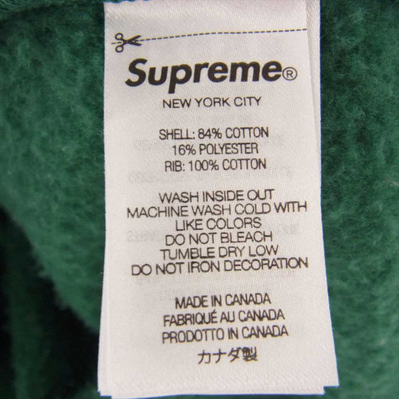 Supreme シュプリーム 23AW Nyc Crewneck ニューヨーク クルーネック スウェット トレーナー グリーン系 M【中古】