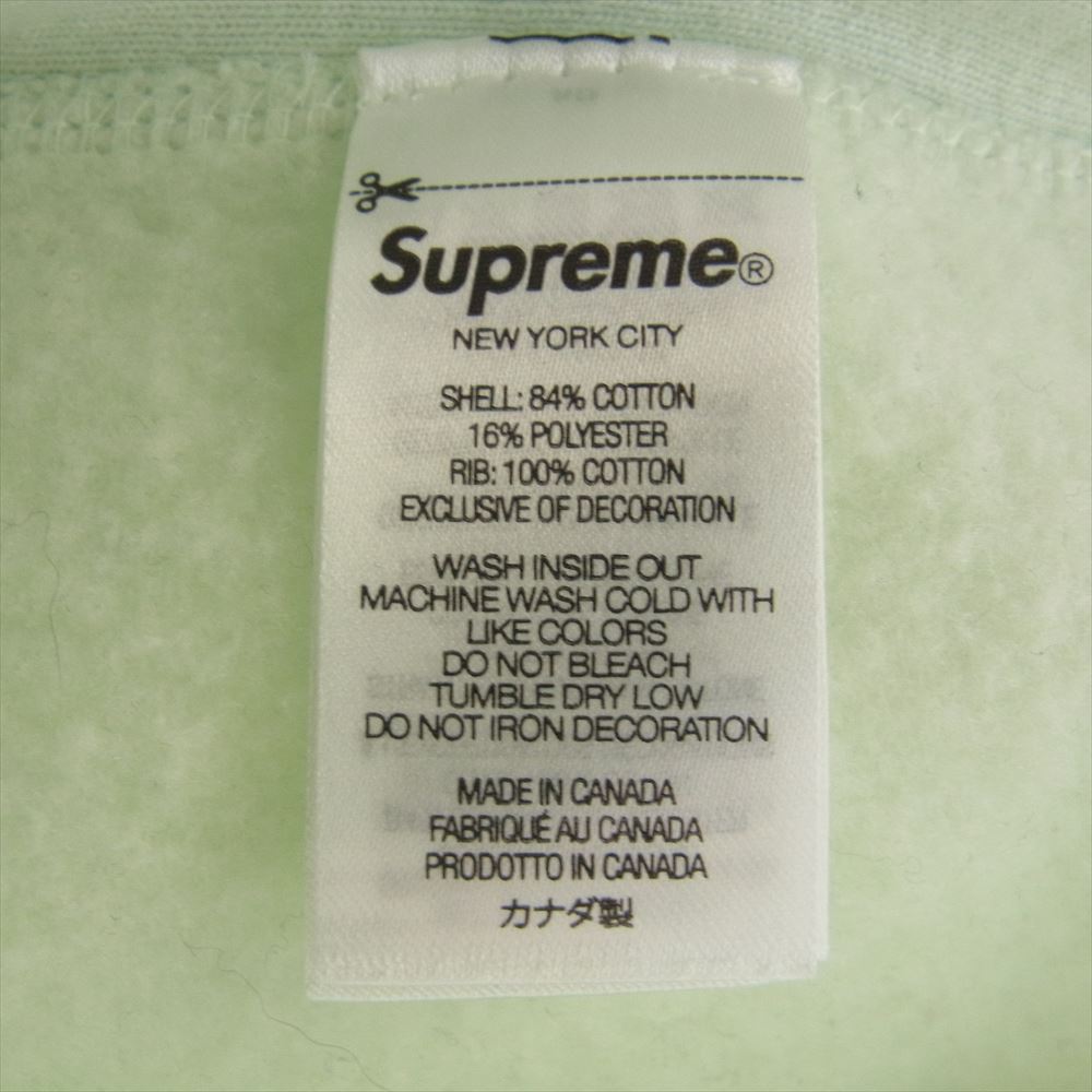 Supreme シュプリーム 23AW Box Logo Hooded Sweatshirt ボックスロゴ フード パーカー スウェット ライトグリーン系 M【中古】