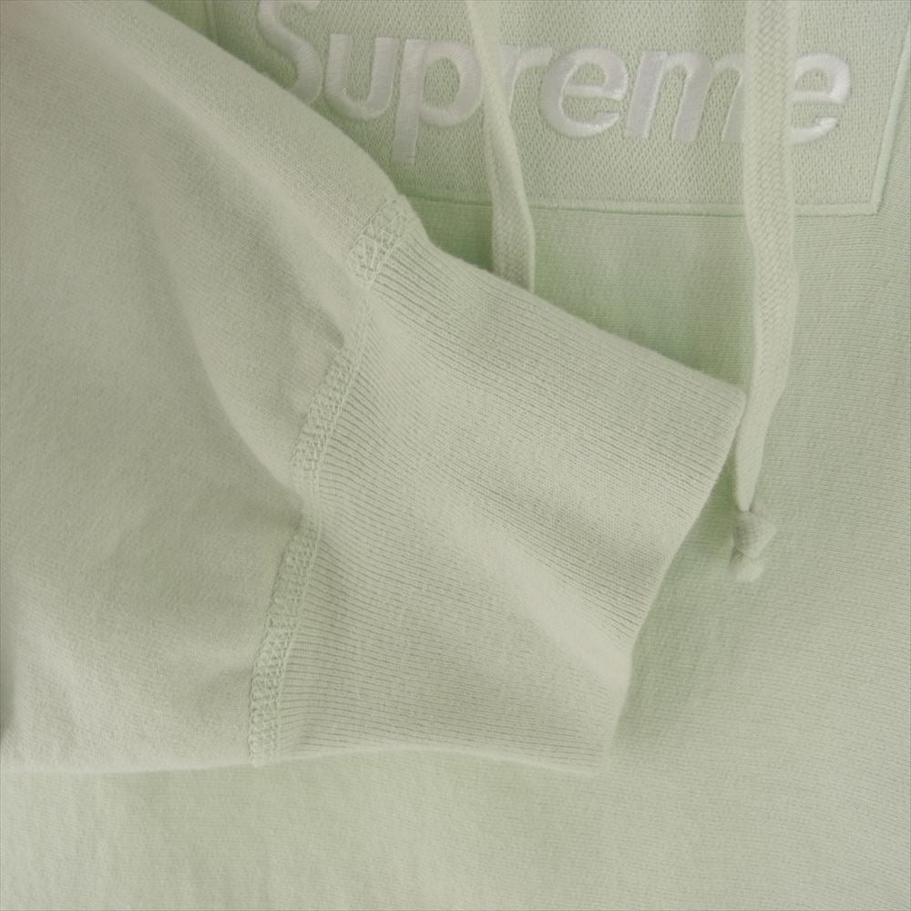 Supreme シュプリーム 23AW Box Logo Hooded Sweatshirt ボックスロゴ フード パーカー スウェット ライトグリーン系 M【中古】